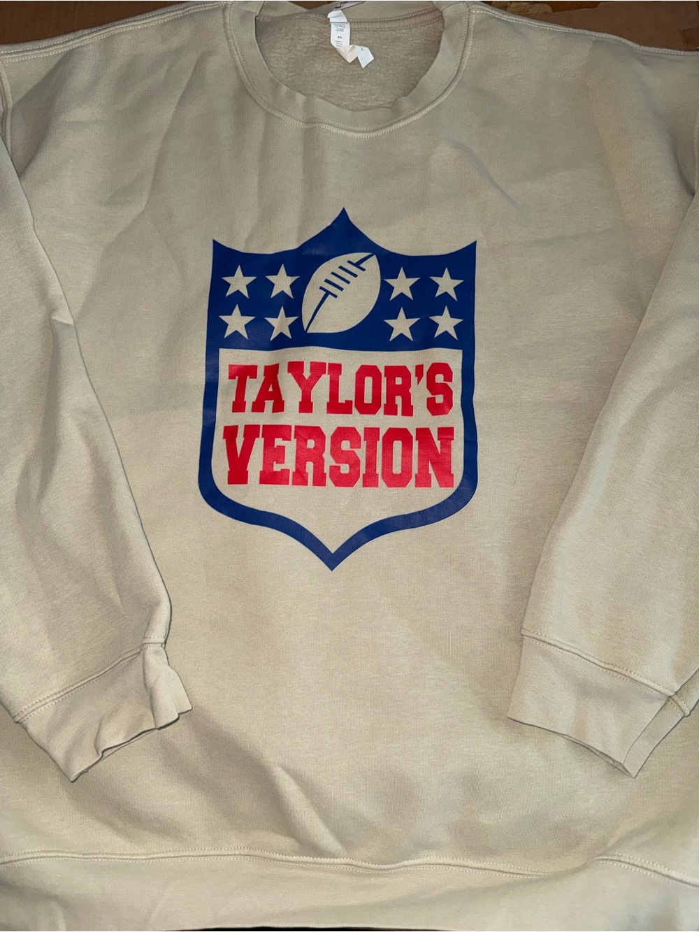 NFL Football Taylor’s Version Large Sweatshirt KC Chiefs Taylor Swift. A26